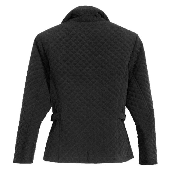 Women's Gallery Side-Tab Quilted Jacket  Black PS - Picture 3 of 7